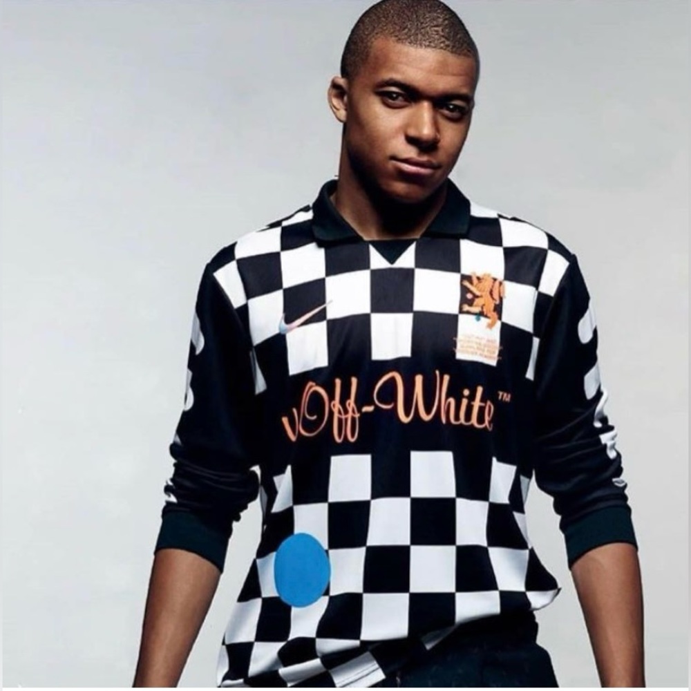 Off-White X Nike World Cup release soccer football jersey Sz XL EUC Mercurial - Picture 1 of 13